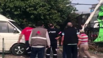 Tırların kaza anı kamerada