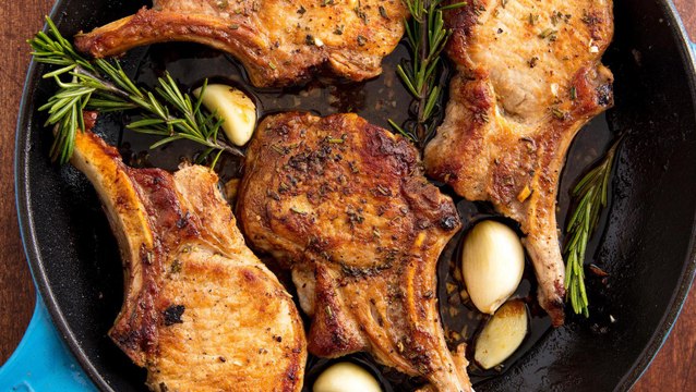 Keep It Classy With These Garlic Rosemary Pork Chops