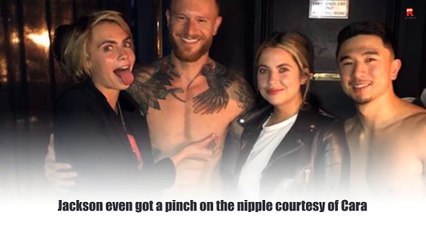 Cara Delevingne Pinches 'Magic Mike' Dancer's Nipple Alongside Ashley Benson