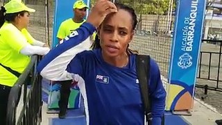 Hear what Tahesia Harrigan-Scott had to say after her 100m heats earlier this evening. She runs again in the semi finals at 9.45pm tonight BVI time