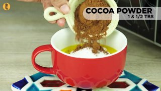 Chocolate Mug Cake in Microwave recipe By Food Fusion