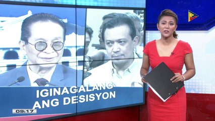 Download Video: Palasyo, iginagalang ang desisyon ng Korte sa kaso ni Sen. Trillanes