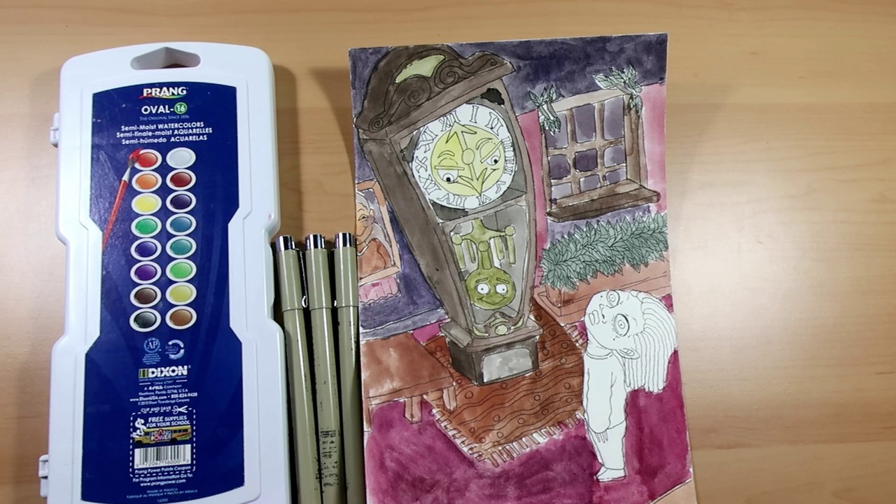 Inktober | Day 14 | Clock