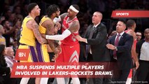 Big Bad Fist Fight Between Rockets And Lakers