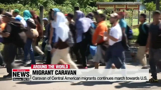 U.S. President Donald Trump denounces migrant caravan as it marches towards U.S.