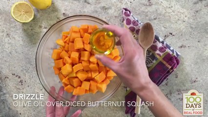 100 Days of Real Food: Easy Butternut Squash Salad