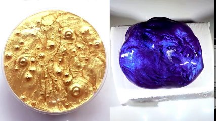 METALLIC SLIME VS PURPLE SLIME l Most Satisfying ASMR Compilation 2018
