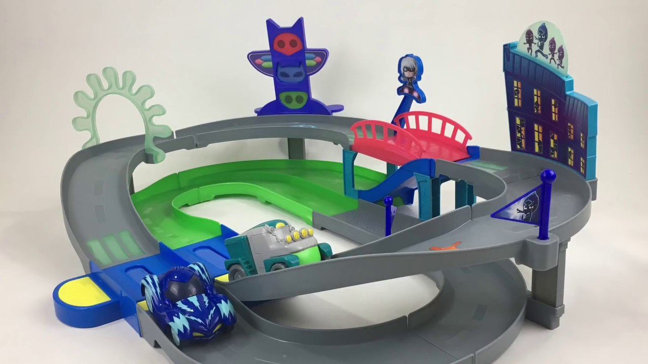 PJ Masks Nighttime Adventures Rev n Rumblers Track Playset w Catboy ...