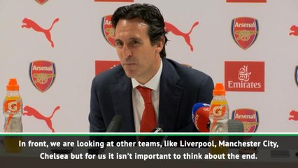 Emery not focusing on Arsenal title talk