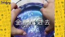 MIXING PIGMENTS JIGGLY WATER SLIME l Most Satisfying Jiggly Water Slime ASMR Compilation 2018
