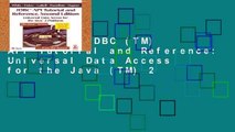 Library  JDBC (TM) API Tutorial and Reference: Universal Data Access for the Java (TM) 2