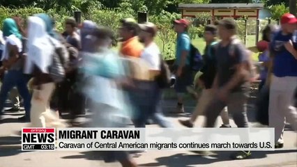 U.S. President Donald Trump denounces migrant caravan as it marches towards U.S.