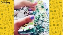 CRUSHING PASTE COVERED FLORAL FOAM VIDEO l Most Satisfying Floral Foam ASMR Compilation 2018