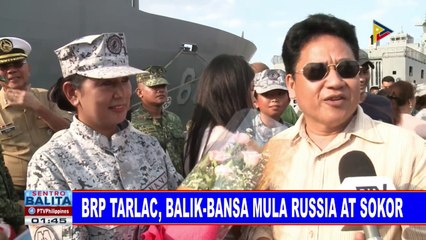 BRP Tarlac, balik-bansa mula Russia at SoKor