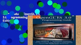 Best product  OpenGL ES 3.0 Programming Guide (2nd Edition)