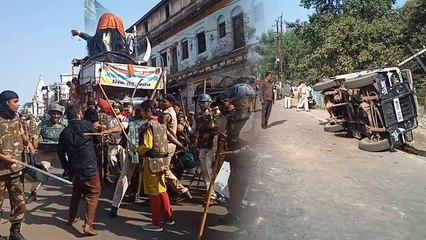 मध्य प्रदेश: मूर्ति विसर्जन को लेकर प्रशासन से टकराए आयोजक,तनाव के बाद पूरे इलाके में धारा 144 लागू