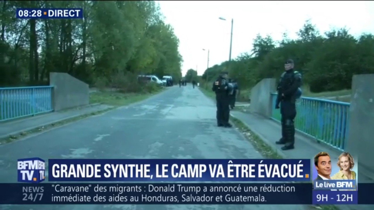 Nouvelle évacuation des migrants à Grande Synthe