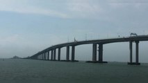 Watch: World's longest cross-sea bridge opens on Tuesday