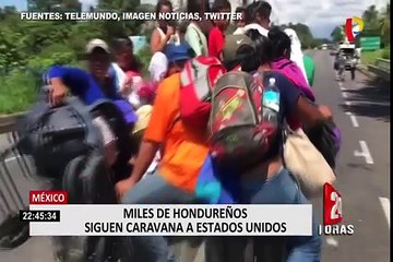 EEUU: Trump alerta a los militares ante la inminente llegada de hondureños al país