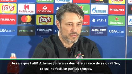 Groupe E - Kovac : "Notre objectif est avant tout de gagner"