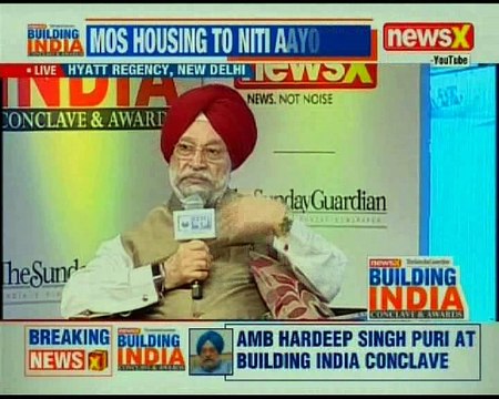 NewsX Conclave- Building India: Hardeep Puri, MoS Housing & Urban Affairs on NewsX