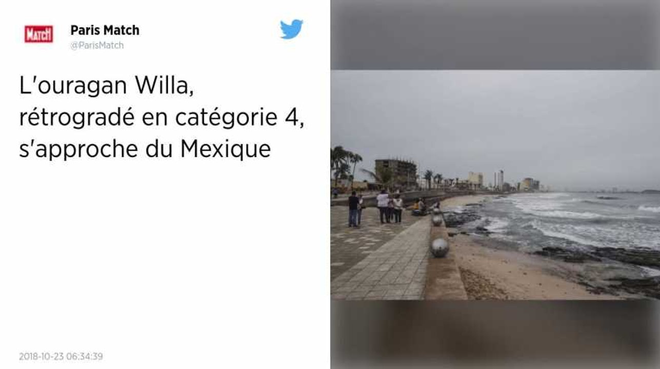 L’ouragan Willa, rétrogradé en catégorie 4 mais « extrêmement dangereux », s’approche du Mexique