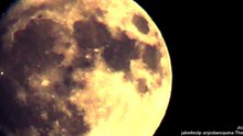 A Lua de fim de tarde de 22-10-2018