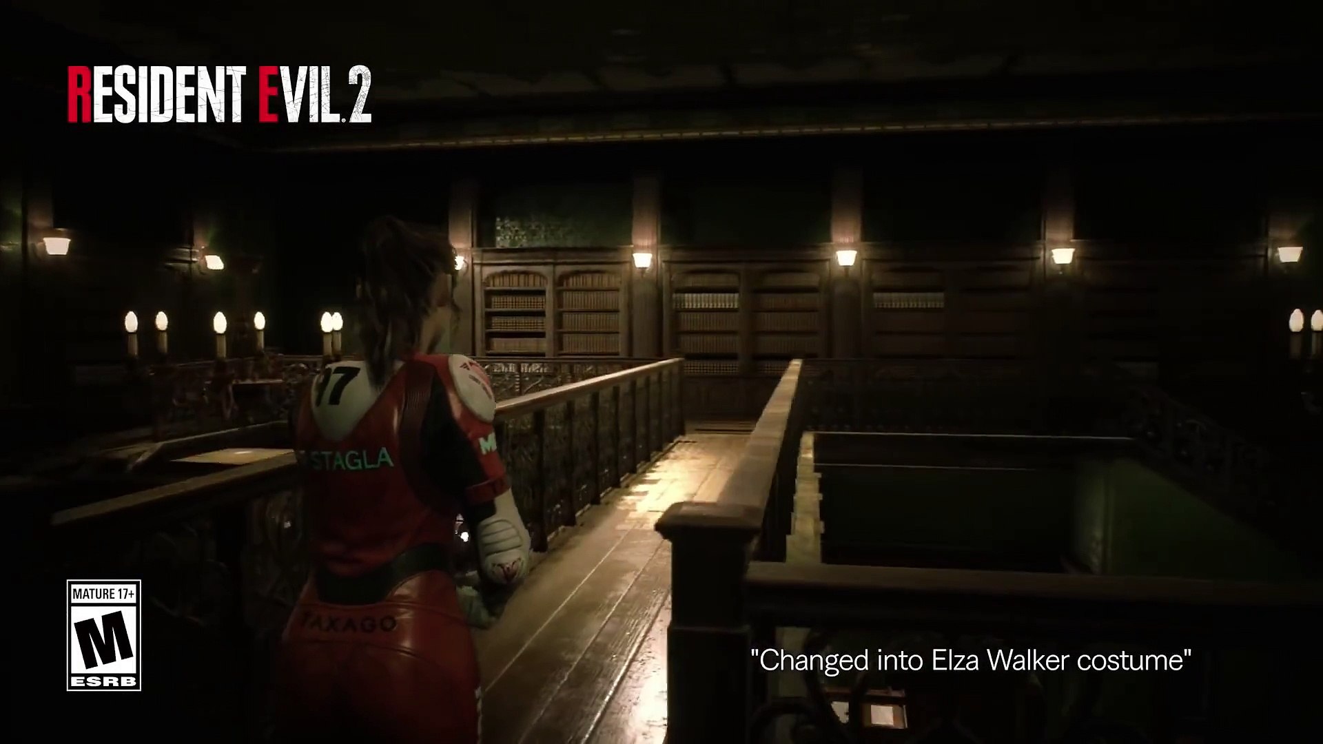 RESIDENT EVIL 2 REMAKE CLAIRE A Walkthrough Gameplay Part 1 - ELZA WALKER  COSTUME (RE2) 