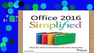 Popular Office 2016 Simplified
