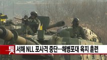 [YTN 실시간뉴스] 서해 NLL 포사격 중단...해병포대 육지 훈련 / YTN