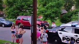 When the police show up at a birthday party for a squirt gun fight...
