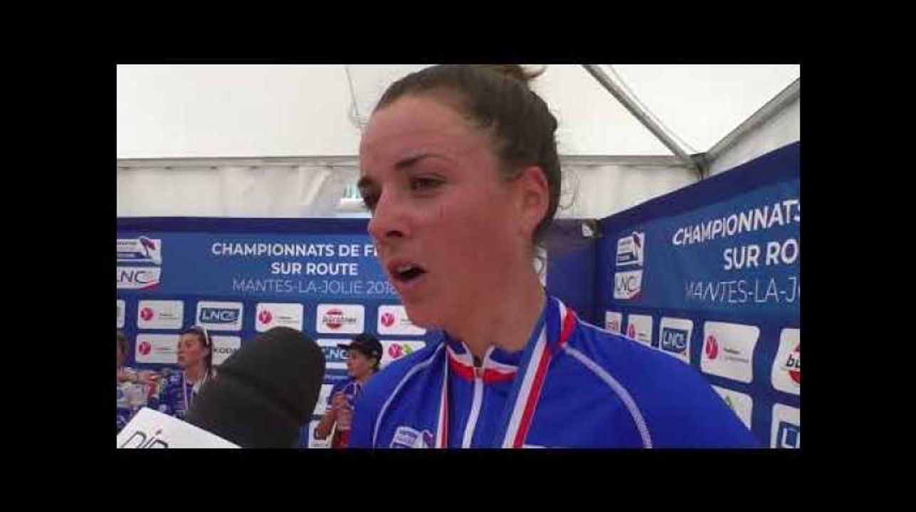 [Championnat de France CLM Féminin] La réaction d'Audrey Cordon Ragot