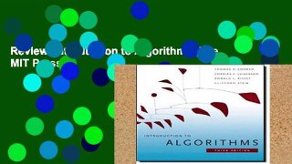 Review  Introduction to Algorithms (The MIT Press)