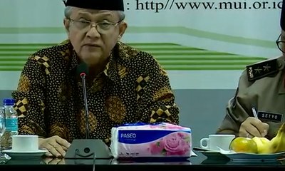 MUI dan Polisi Gelar Konpers Insiden Pembakaran Bendera