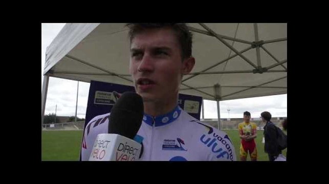 Championnat de France du contre la montre juniors La réaction de Thomas Delphis