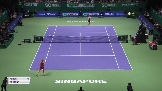 Masters - Bertens renverse Kerber