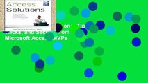 Popular Access Solutions: Tips, Tricks, and Secrets from Microsoft Access MVPs