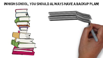 In High school, you should always have a backup plan!