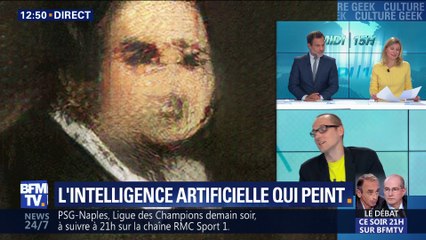Un tableau peint par une intelligence artificielle