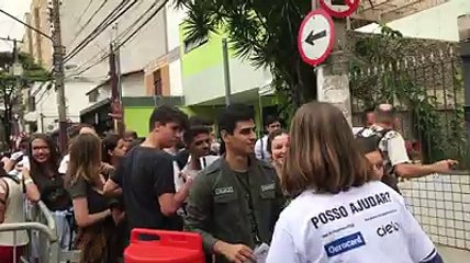 The calm before the storm. Nearly time for doors in São Paulo.  R42