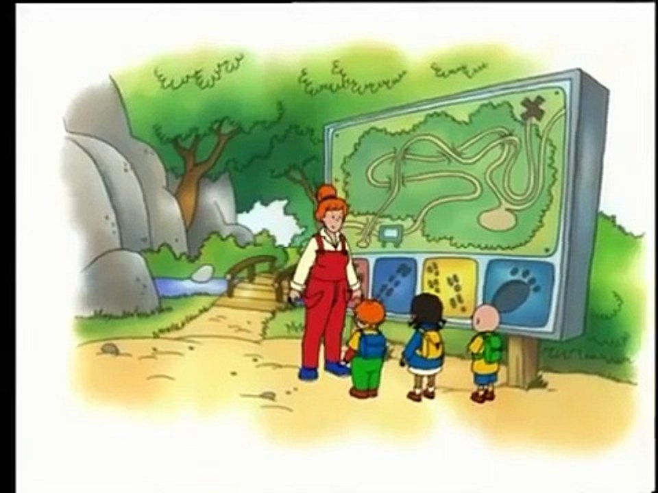 Caillou Folge 18 Eins Zwei Bumm, Auf in den Wald