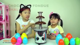 Chocolate Fondue Challenge with Cool PRIZES - Kaycee & Rachel In Wonderland #42