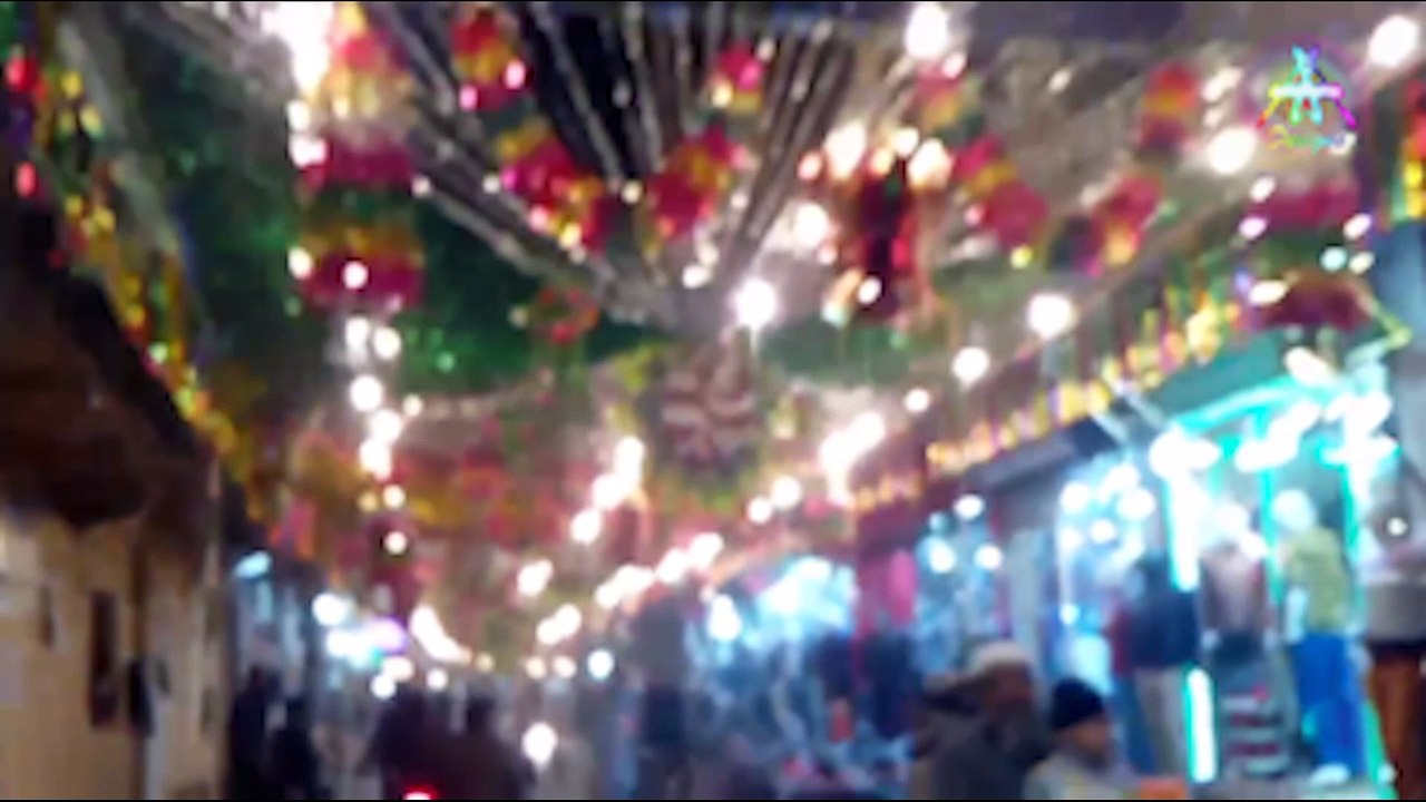 Eid Milad un Nabi(SAW) decoration in Lahore Pakistan 2017