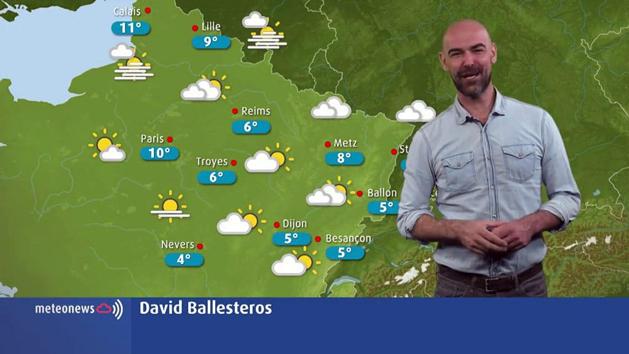 La météo du mercredi 24 octobre 2018 en Lorraine et Franche-Comté