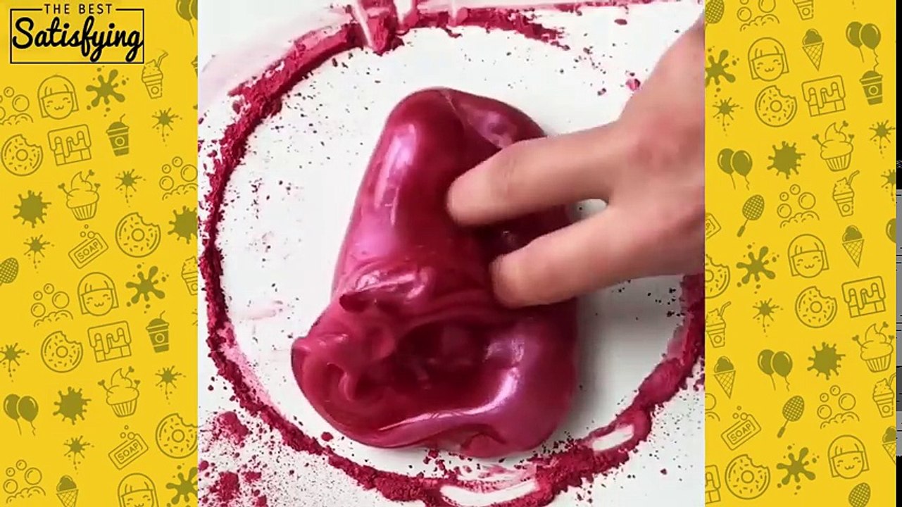 MOST SATISFYING PIGMENTS SLIME VIDEO l Most Satisfying Slime Pigments Mixing ASMR Compilation 2018