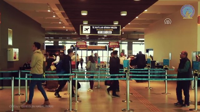 Ordu-Giresun Havalimanı'ndaki yangın tatbikatı gerçeğini aratmadı - ORDU