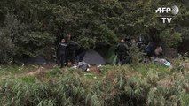 Grande-Synthe: évacuation d'un campement de migrants (2)