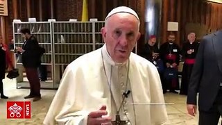 Al inicio de la 6° Congregación General de XV Asamblea General Ordinaria del Sínodo de los Obispos, el Papa Francisco envió su bendición a los jóvenes del Perú