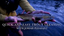 Quick and Easy Trout Cleaning