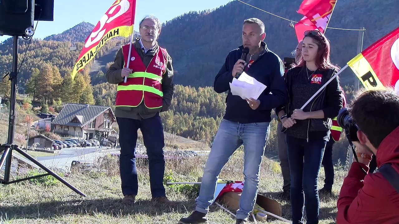 D!CI TV : à Montgenèvre, une centaine de militants CGT réunis pour la défense des migrants